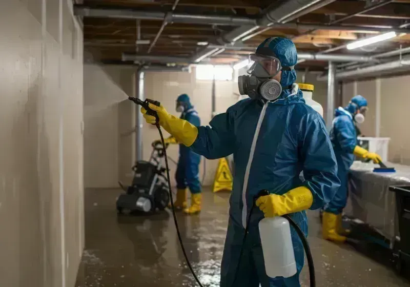 Basement Sanitization and Antimicrobial Treatment process in Leadville, CO