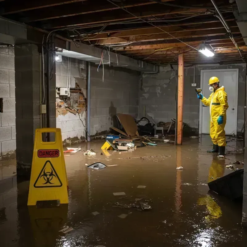 Flooded Basement Electrical Hazard in Leadville, CO Property